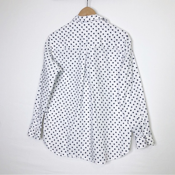 Anthropologie. Grayson, the hero with navy blue stars, button down shirt. - Picture 7 of 9